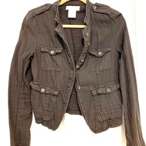 Staring at Stars Cropped Military Jacket Size M